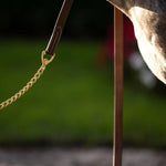 Huntley Equestrian Leather Lead with Brass Chain - Equiluxe Tack