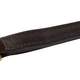 Huntley Equestrian Leather Lead with Brass Chain - Equiluxe Tack
