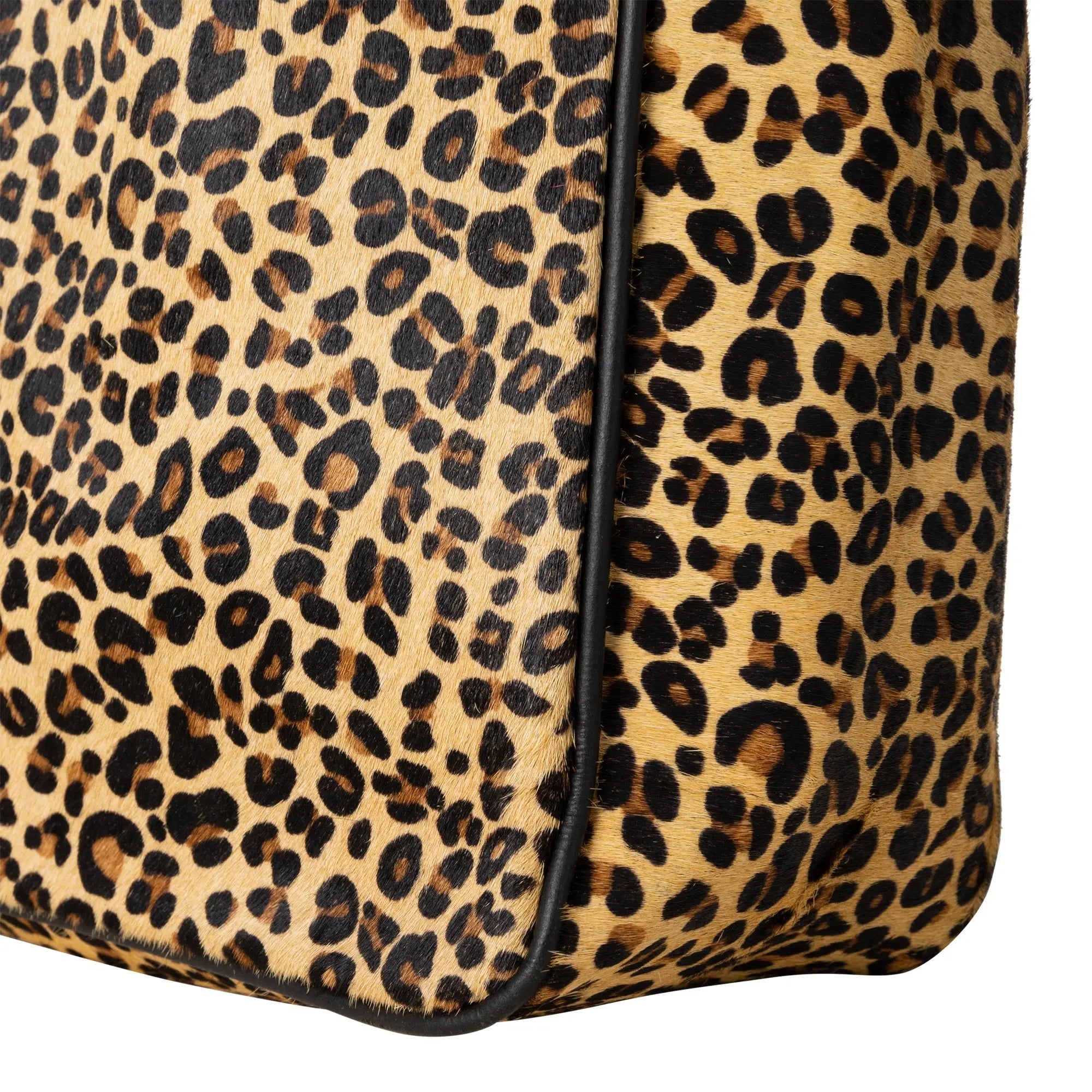 Huntley Equestrian Leopard Hair On Hide Tote Handbag - Equiluxe Tack
