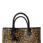 Huntley Equestrian Leopard Hair On Hide Tote Handbag - Equiluxe Tack