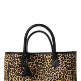 Huntley Equestrian Leopard Hair On Hide Tote Handbag - Equiluxe Tack