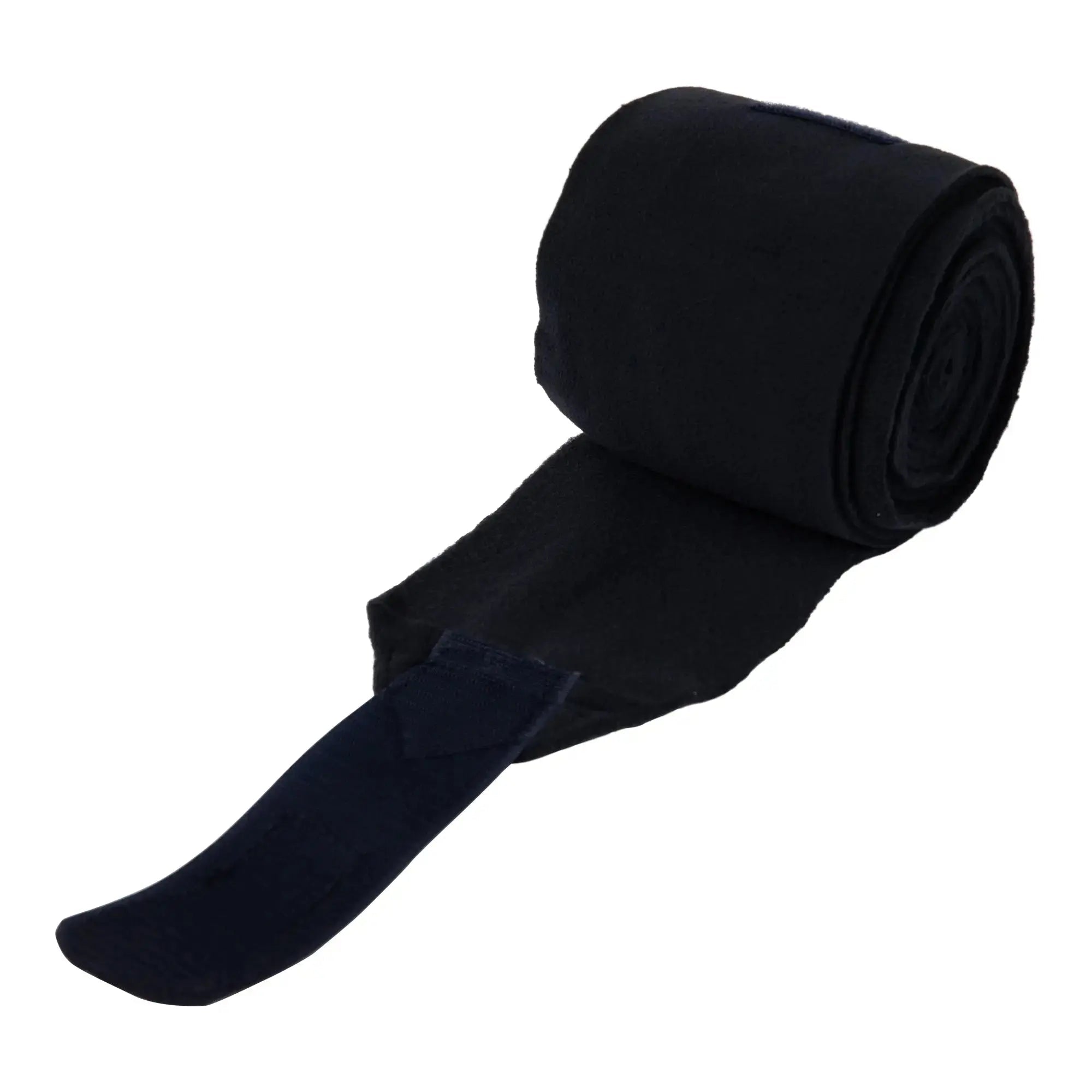 Huntley Equestrian Polo Fleece Wraps, Set of 4, Black - Equiluxe Tack