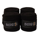 Huntley Equestrian Polo Fleece Wraps, Set of 4, Black - Equiluxe Tack