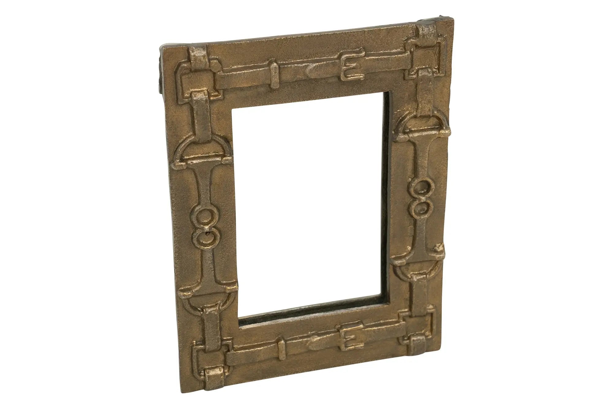Huntley Equestrian Rectangle Mirror with Decorative Bits - Equiluxe Tack