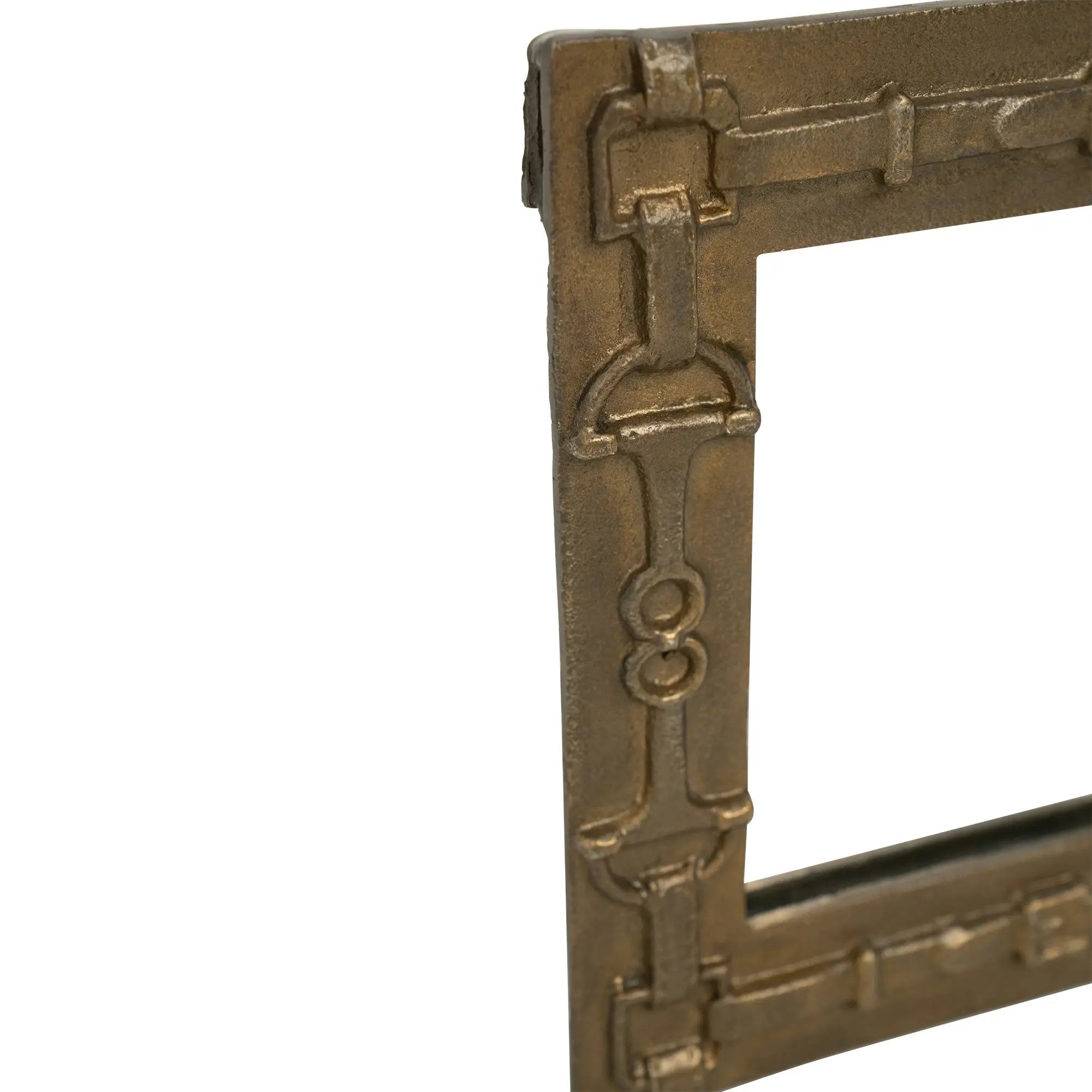 Huntley Equestrian Rectangle Mirror with Decorative Bits - Equiluxe Tack