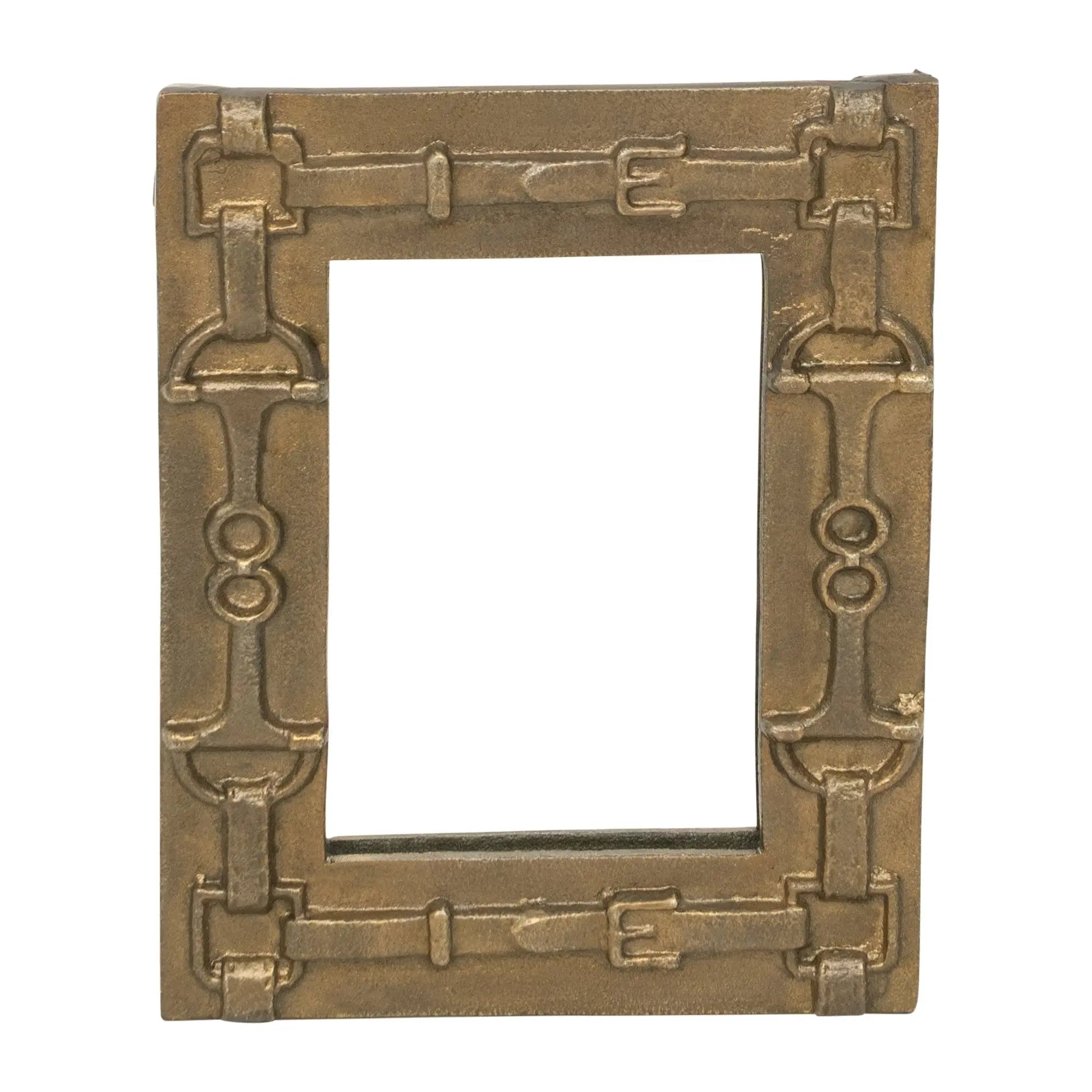 Huntley Equestrian Rectangle Mirror with Decorative Bits - Equiluxe Tack