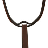 Huntley Equestrian Schooling Standing Martingale, Italian Leather - Equiluxe Tack