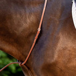 Huntley Equestrian Schooling Standing Martingale, Italian Leather - Equiluxe Tack