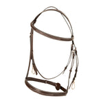 Huntley Equestrian Sedgwick Fancy Stitched Bridle with Cheek Clips and Reins - Equiluxe Tack
