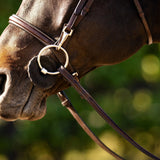Huntley Equestrian Sedgwick Fancy Stitched Bridle with Cheek Clips and Reins - Equiluxe Tack