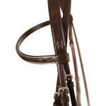 Huntley Equestrian Sedgwick Fancy Stitched Bridle with Cheek Clips and Reins - Equiluxe Tack