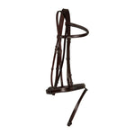 Huntley Equestrian Sedgwick Fancy Stitched Fixed Flash Noseband Bridle With Reins - Equiluxe Tack