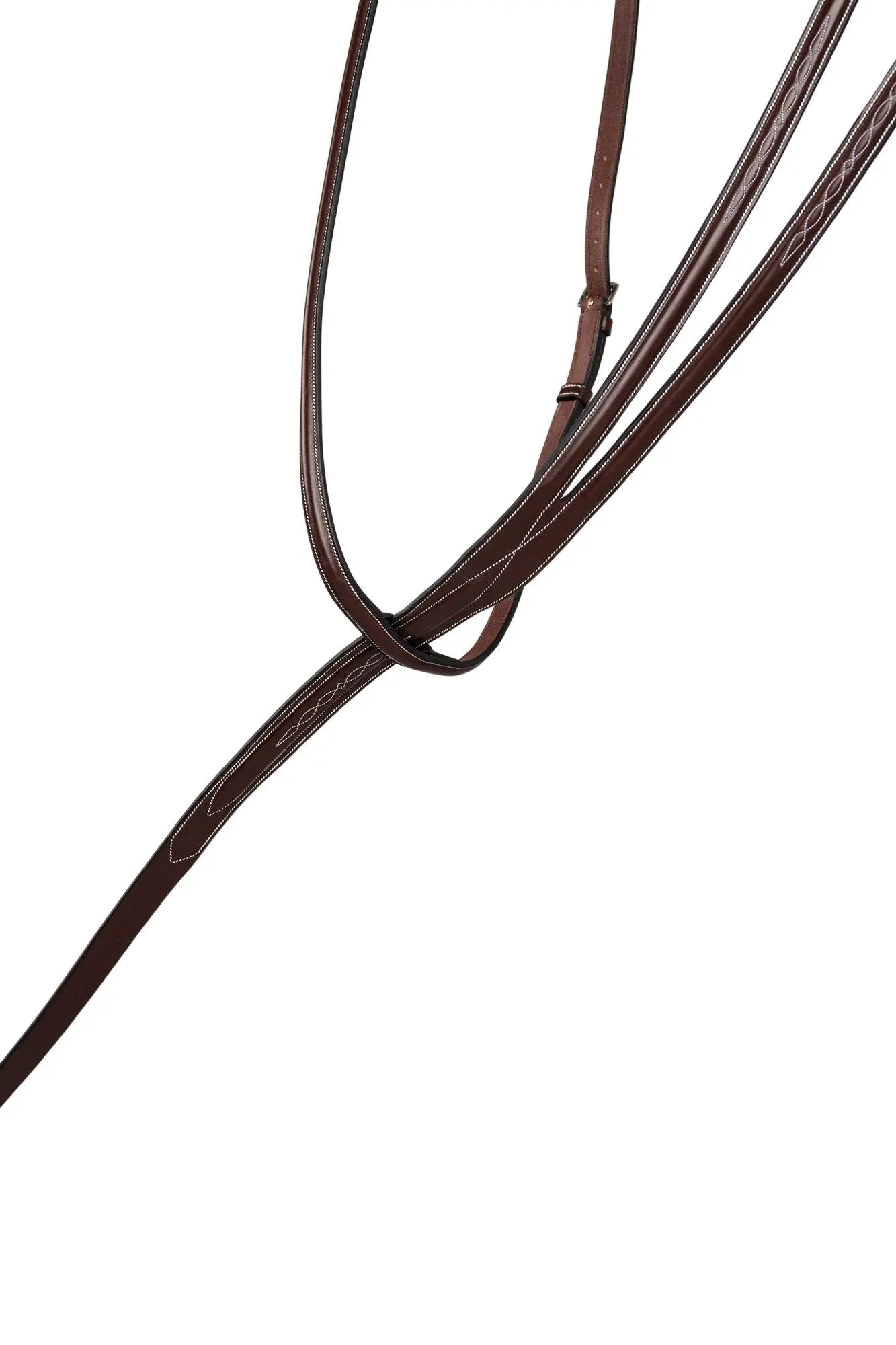 Huntley Equestrian Sedgwick Fancy Stitched Running Martingale, Cob size - Equiluxe Tack