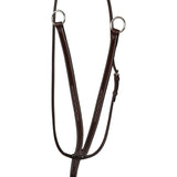 Huntley Equestrian Sedgwick Fancy Stitched Running Martingale, Cob size - Equiluxe Tack