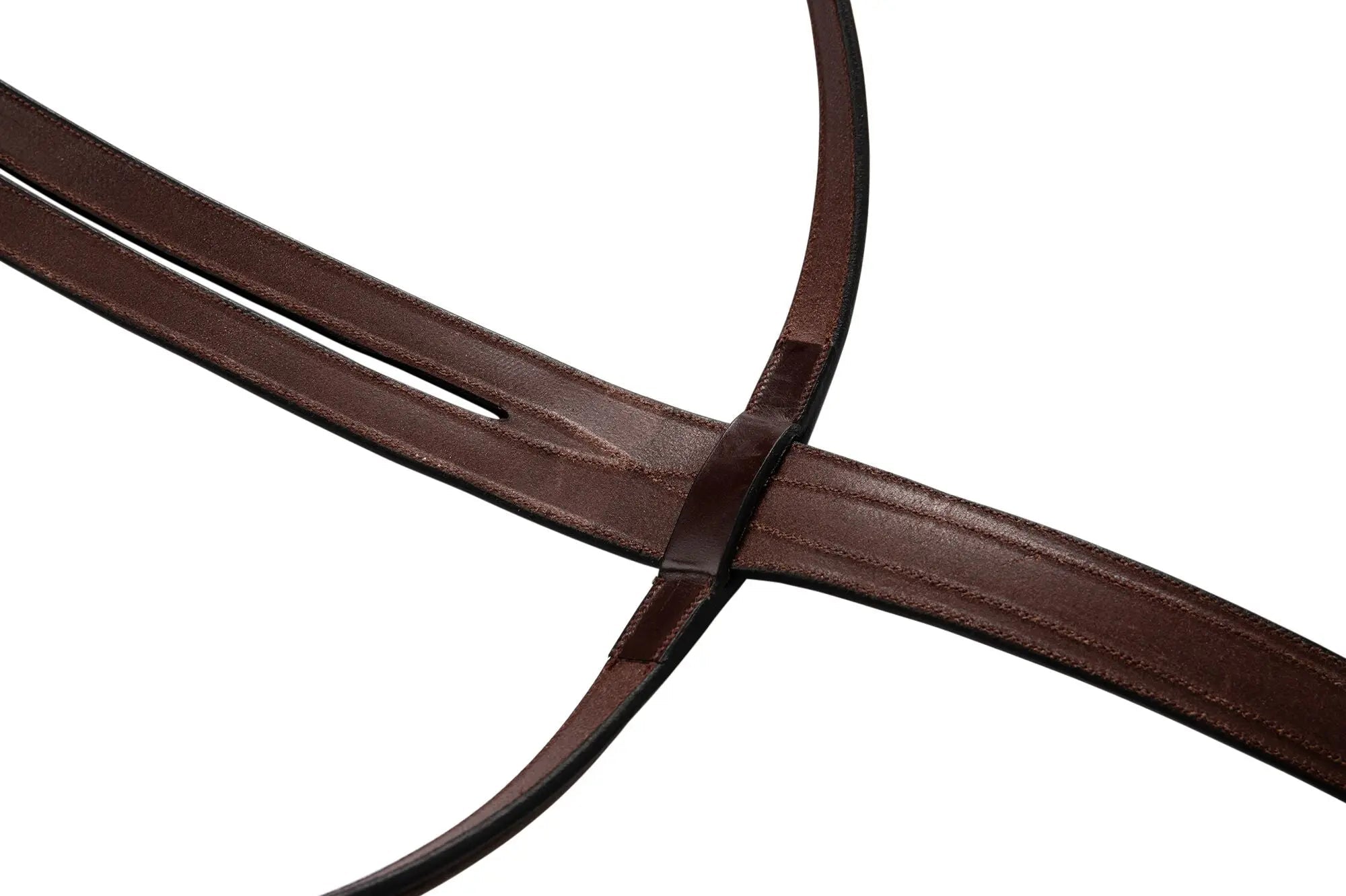 Huntley Equestrian Sedgwick Fancy Stitched Running Martingale, Cob size - Equiluxe Tack
