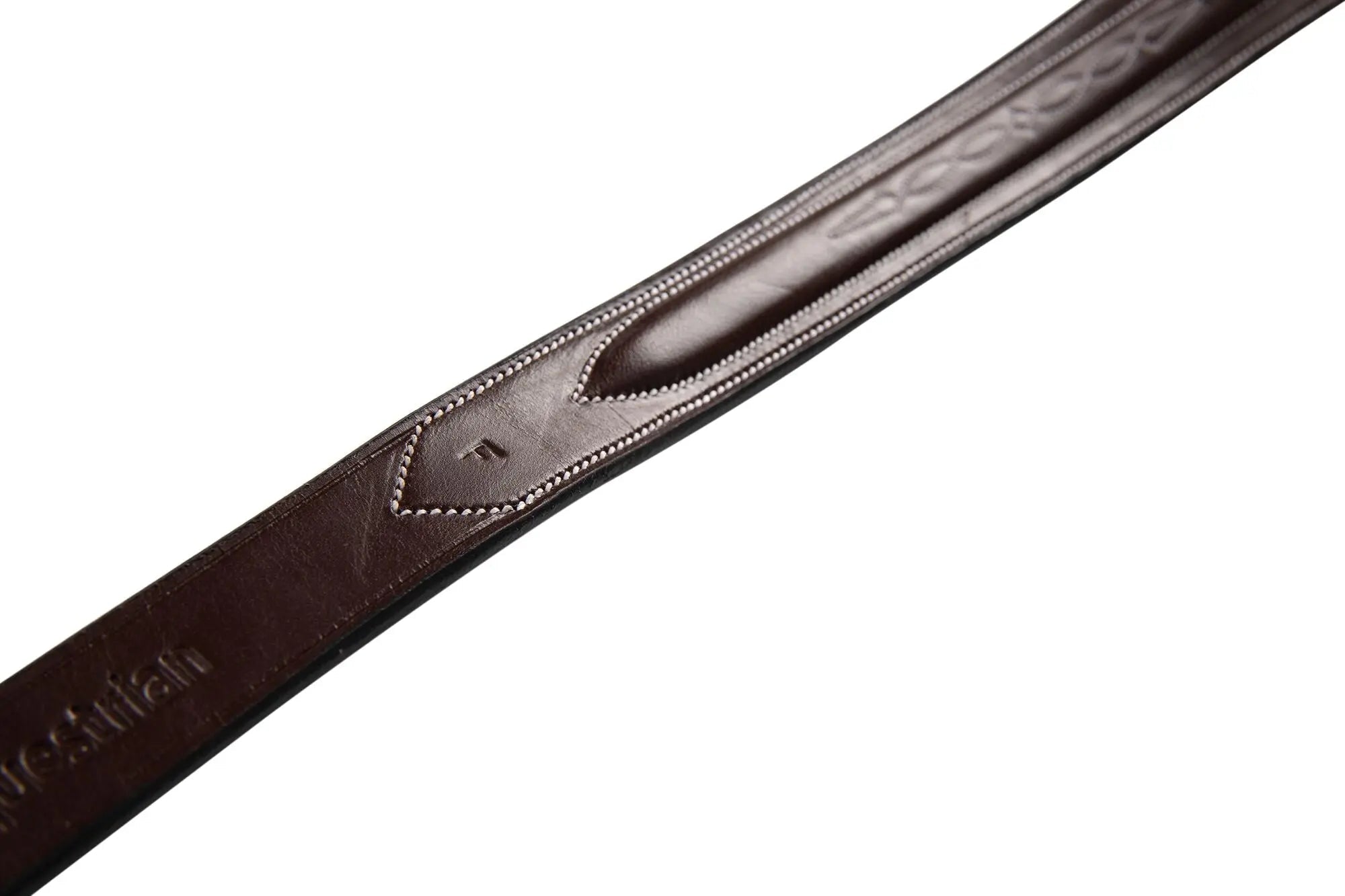Huntley Equestrian Sedgwick Fancy Stitched Running Martingale, Cob size - Equiluxe Tack