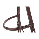 Huntley Equestrian Sedgwick Fancy Stitched Square Raised Hunter Horse Bridle with Reins - Equiluxe Tack