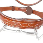 Huntley Equestrian Sedgwick Fancy Stitched Square Raised Hunter Horse Bridle with Reins - Equiluxe Tack