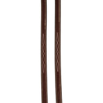 Huntley Equestrian Sedgwick Fancy Stitched Square Raised Laced Reins - Equiluxe Tack