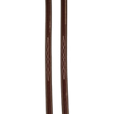 Huntley Equestrian Sedgwick Fancy Stitched Square Raised Laced Reins - Equiluxe Tack