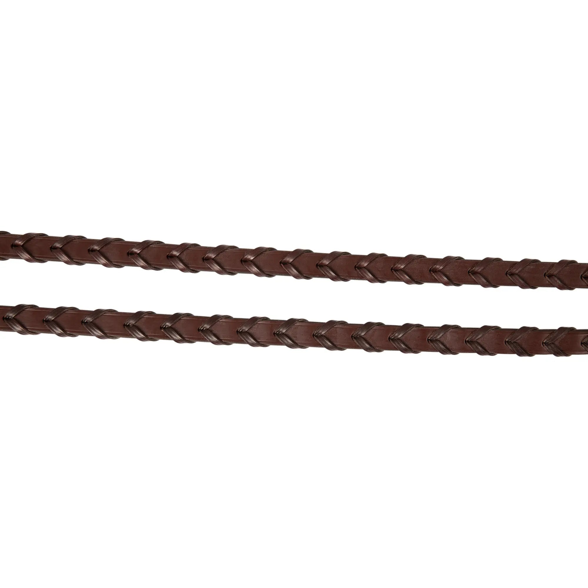 Huntley Equestrian Sedgwick Fancy Stitched Square Raised Laced Reins - Equiluxe Tack