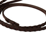 Huntley Equestrian Sedgwick Fancy Stitched Square Raised Laced Reins - Equiluxe Tack