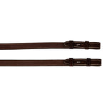 Huntley Equestrian Sedgwick Fancy Stitched Square Raised Laced Reins - Equiluxe Tack