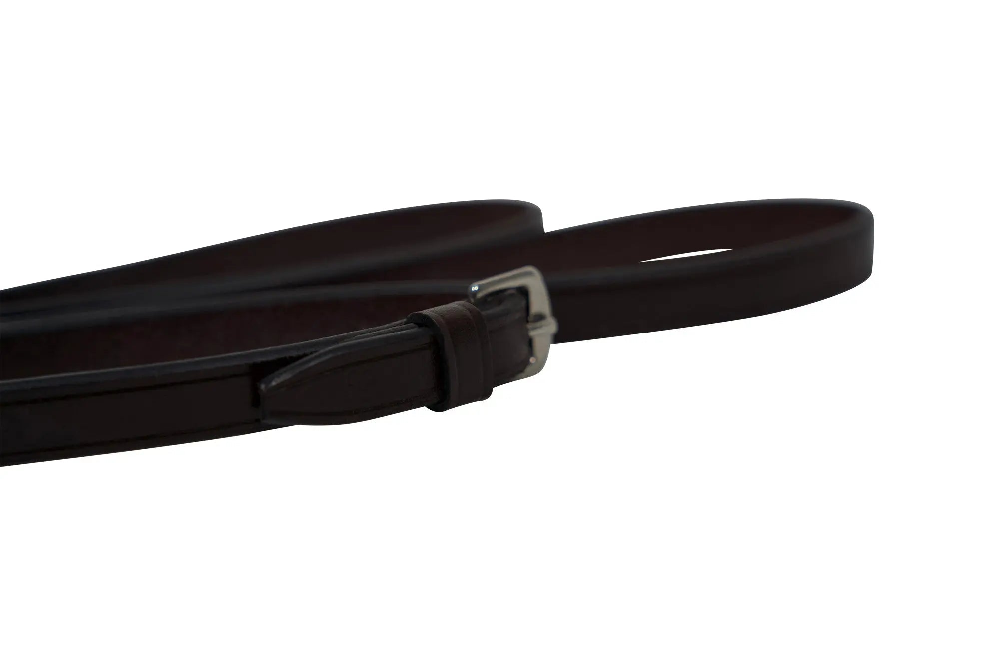 Huntley Equestrian Sedgwick Leather Draw Reins With Loop Ends - Equiluxe Tack
