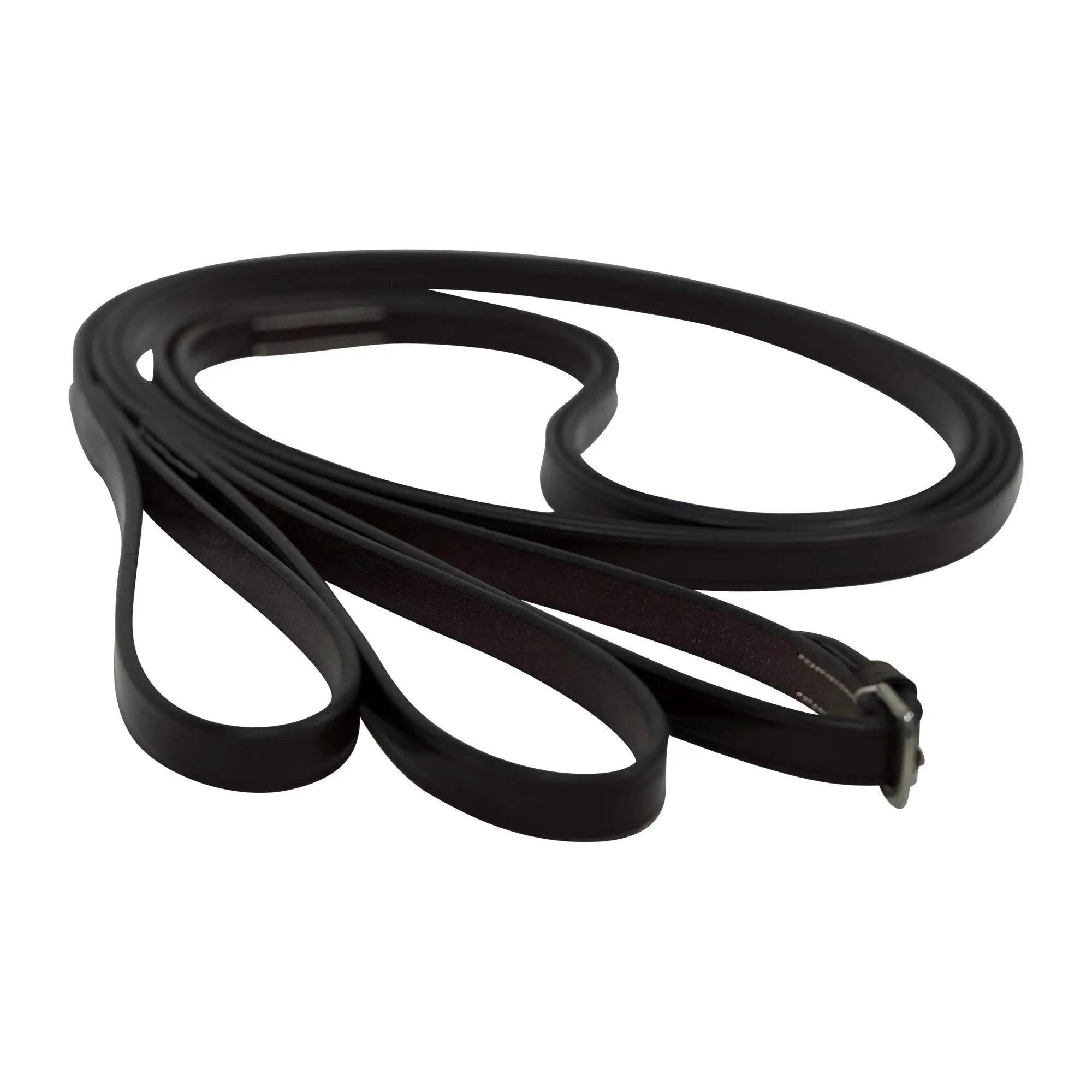 Huntley Equestrian Sedgwick Leather Draw Reins With Loop Ends - Equiluxe Tack