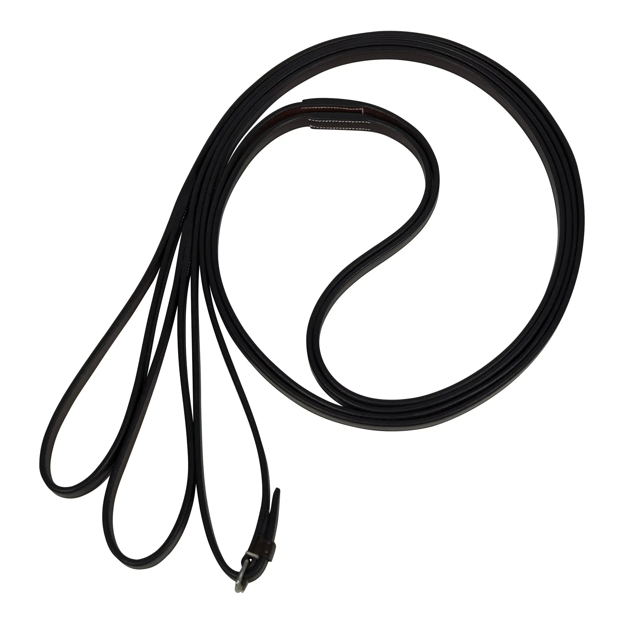 Huntley Equestrian Sedgwick Leather Draw Reins With Loop Ends - Equiluxe Tack