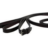 Huntley Equestrian Sedgwick Leather Draw Reins With Loop Ends - Equiluxe Tack