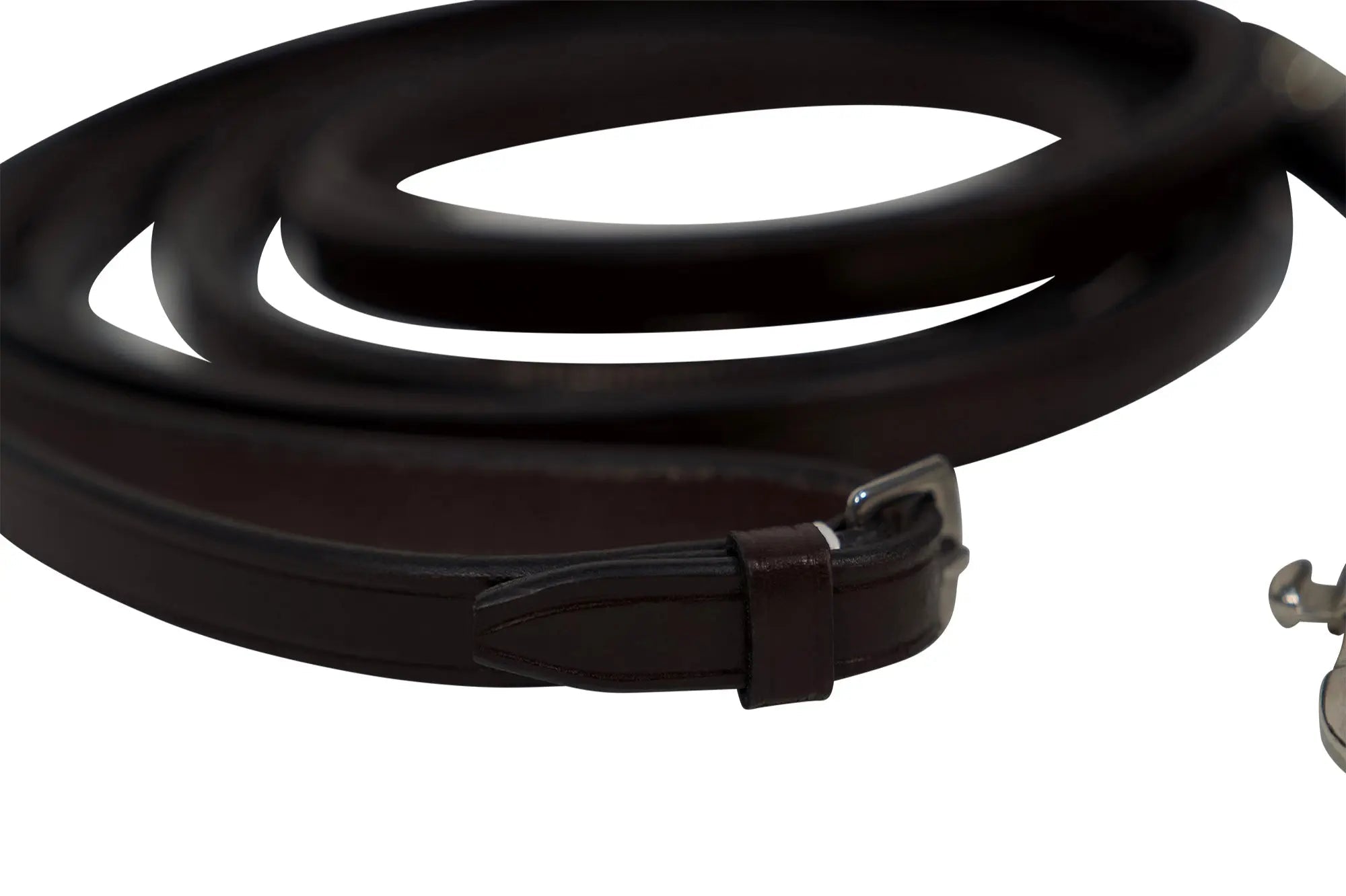 Huntley Equestrian Sedgwick Leather Draw Reins With Snap Ends - Equiluxe Tack