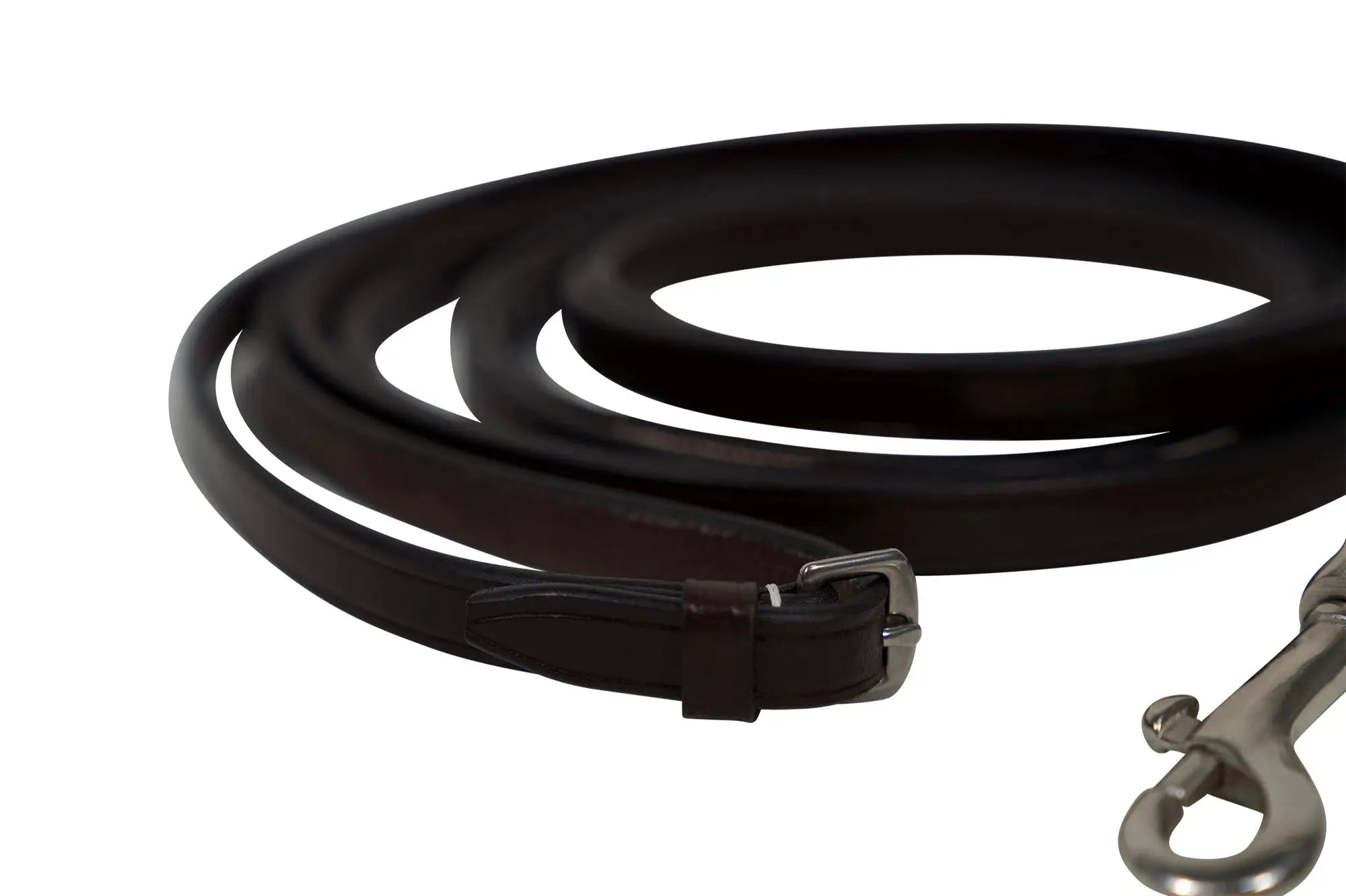 Huntley Equestrian Sedgwick Leather Draw Reins With Snap Ends - Equiluxe Tack