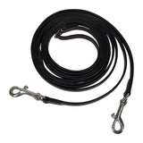 Huntley Equestrian Sedgwick Leather Draw Reins With Snap Ends - Equiluxe Tack