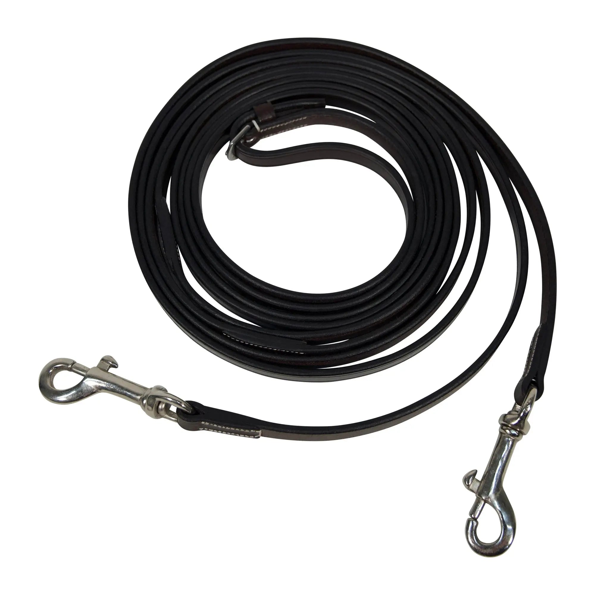 Huntley Equestrian Sedgwick Leather Draw Reins With Snap Ends - Equiluxe Tack