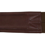 Huntley Equestrian Sedgwick Leather Fancy Stitched Padded Leather Contour Shaped Girth with Double End Elastic - Equiluxe Tack