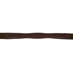 Huntley Equestrian Sedgwick Leather Fancy Stitched Padded Leather Contour Shaped Girth with Double End Elastic - Equiluxe Tack