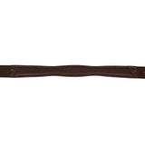 Huntley Equestrian Sedgwick Leather Fancy Stitched Padded Leather Contour Shaped Girth with Double End Elastic - Equiluxe Tack