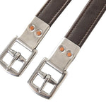 Huntley Equestrian Sedgwick Leather Flat Buckle Stirrup Leathers - Equiluxe Tack