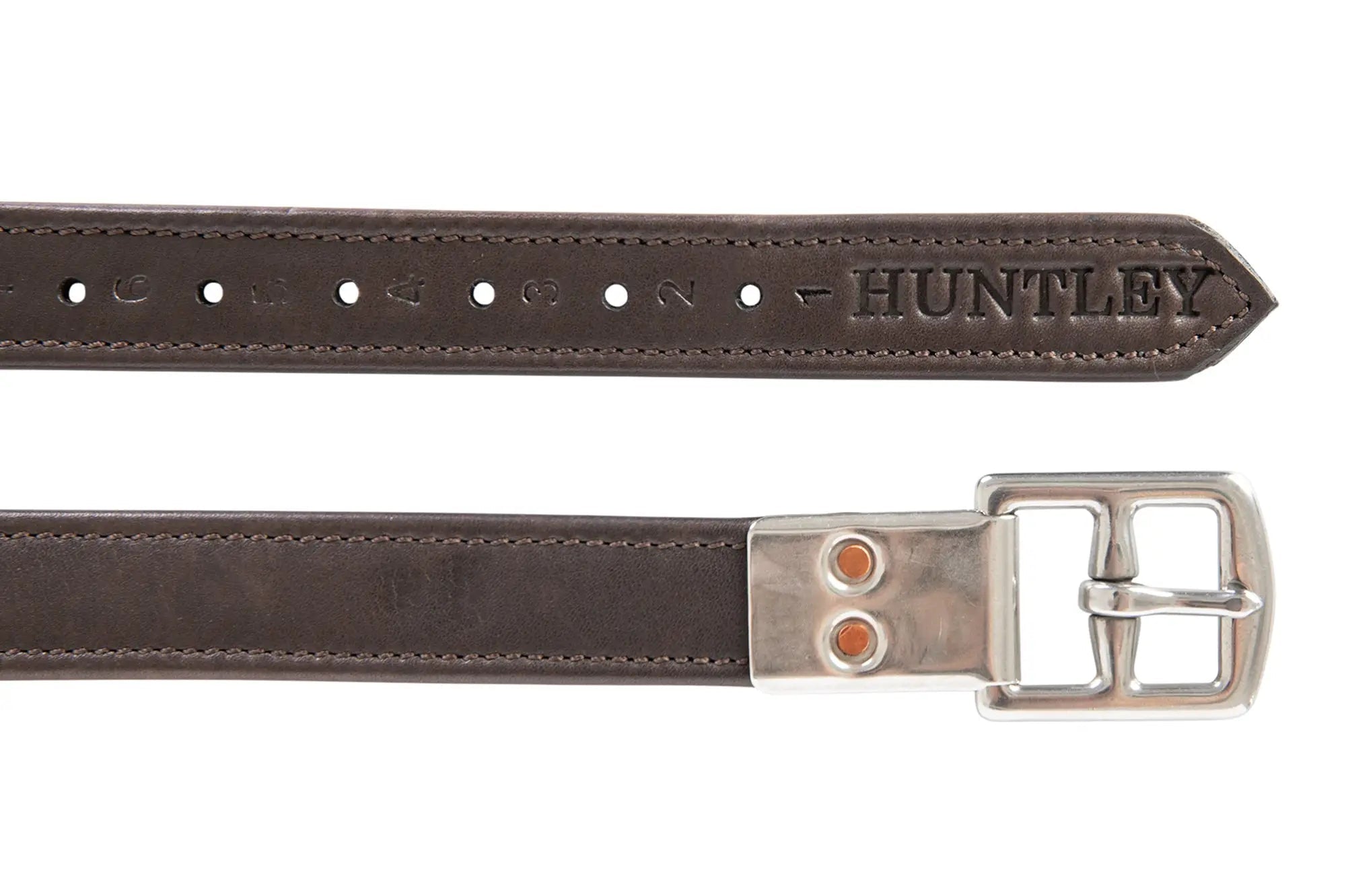 Huntley Equestrian Sedgwick Leather Flat Buckle Stirrup Leathers - Equiluxe Tack