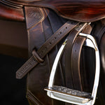 Huntley Equestrian Sedgwick Leather Flat Buckle Stirrup Leathers - Equiluxe Tack