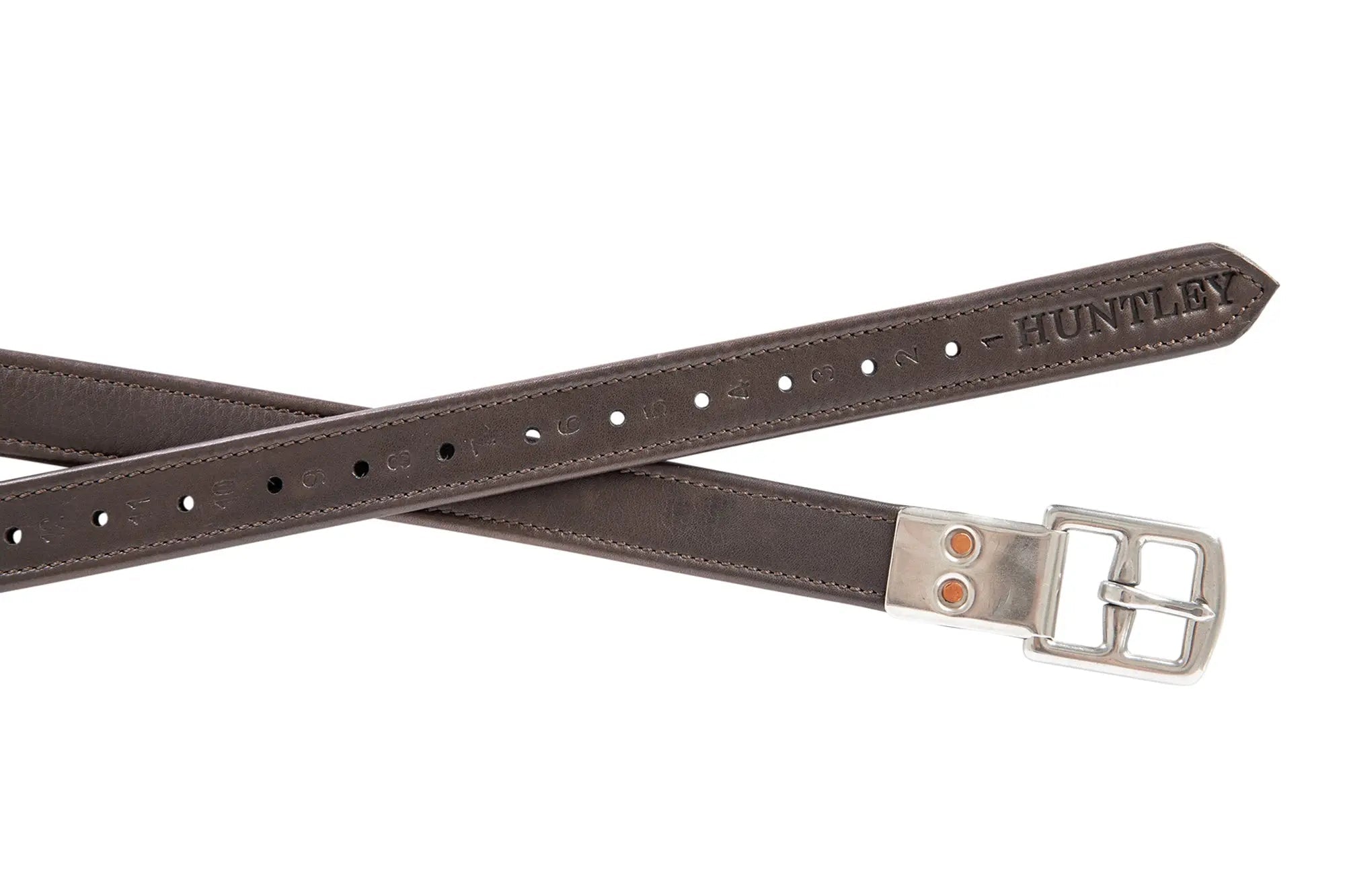 Huntley Equestrian Sedgwick Leather Flat Buckle Stirrup Leathers - Equiluxe Tack