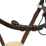 Huntley Equestrian Sedgwick Leather Padded Monocrown Figure 8 Bridle - Equiluxe Tack