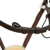 Huntley Equestrian Sedgwick Leather Padded Monocrown Figure 8 Bridle - Equiluxe Tack