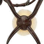 Huntley Equestrian Sedgwick Leather Padded Monocrown Figure 8 Bridle - Equiluxe Tack
