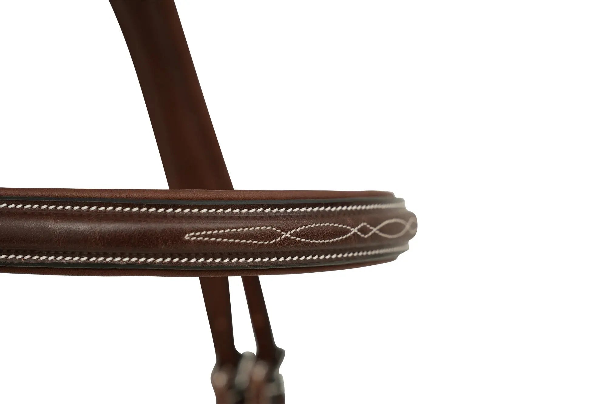 Huntley Equestrian Sedgwick Leather Padded Monocrown Figure 8 Bridle - Equiluxe Tack