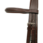 Huntley Equestrian Sedgwick Leather Padded Monocrown Figure 8 Bridle - Equiluxe Tack