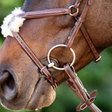 Huntley Equestrian Sedgwick Leather Padded Monocrown Figure 8 Bridle - Equiluxe Tack