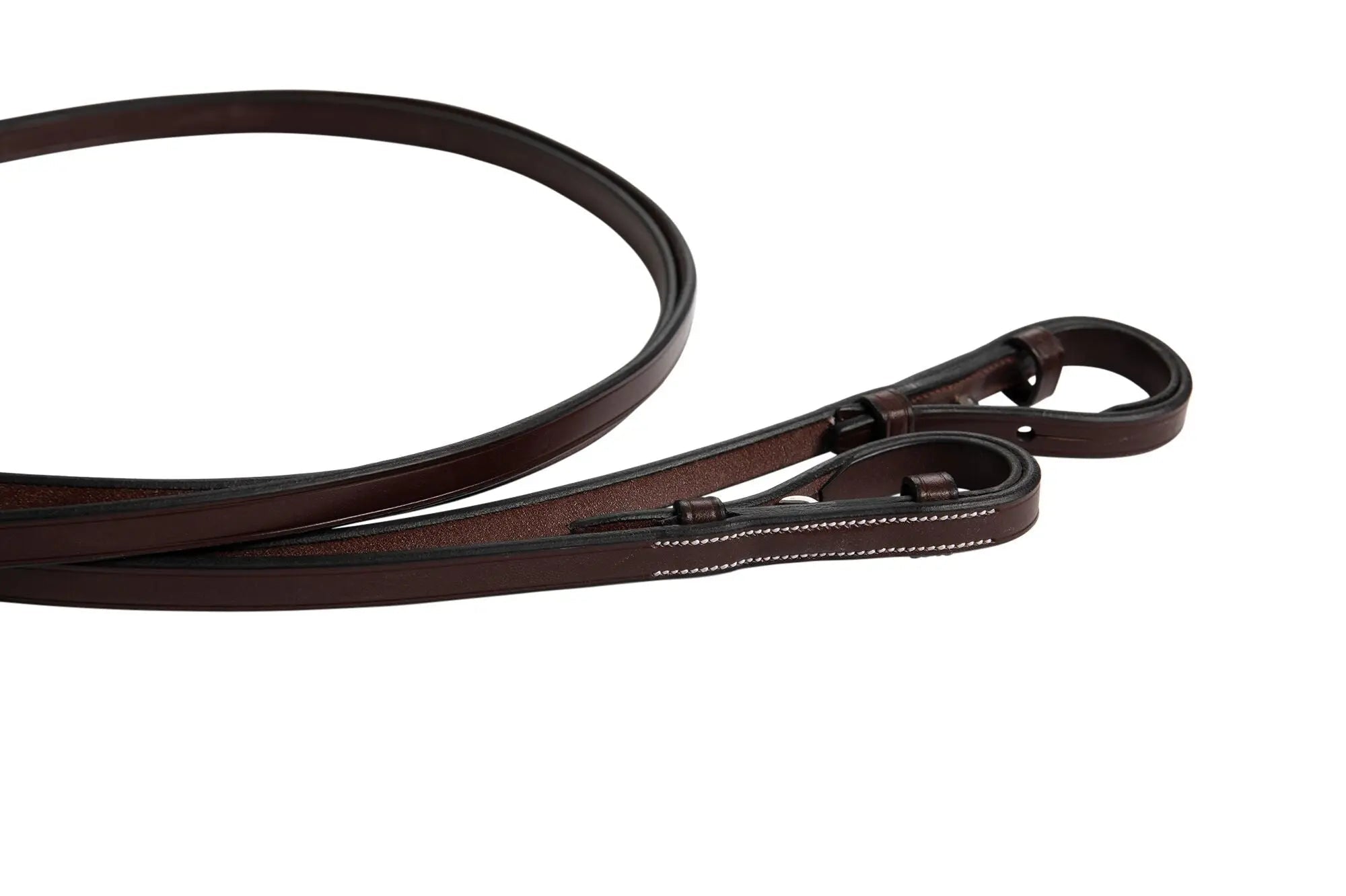 Huntley Equestrian Sedgwick Pelham Flat Curb Rein - Equiluxe Tack