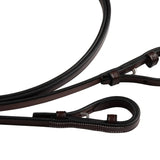 Huntley Equestrian Sedgwick Pelham Flat Curb Rein - Equiluxe Tack